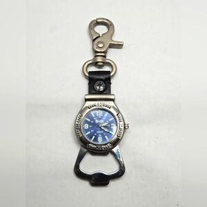 Vintage B.U.M. Equipment Bum Clip Watch Bottle Opener Compass New Battery